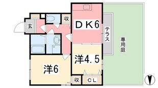 カロッテ　ガルテンの物件間取画像